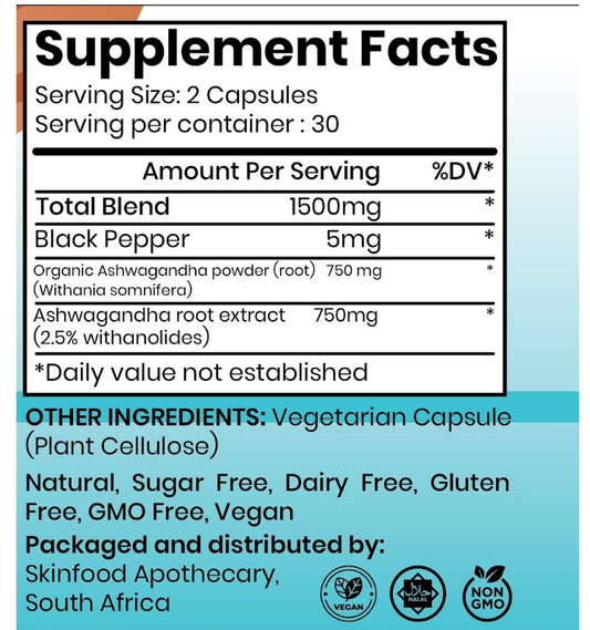 SKS Organics supplement facts